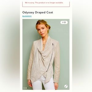 BlankNYC Odyssey Draped Coat